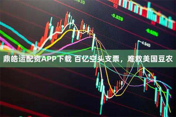 鼎皓运配资APP下载 百亿空头支票，难救美国豆农