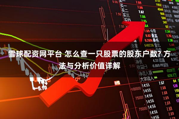 雪球配资网平台 怎么查一只股票的股东户数? 方法与分析价值详解
