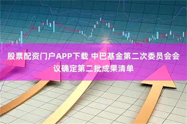 股票配资门户APP下载 中巴基金第二次委员会会议确定第二批成果清单